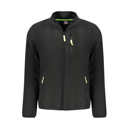 NORWAY 1963 FELPA CON ZIP UOMO NERO