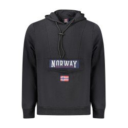 NORWAY 1963 FELPA SENZA ZIP UOMO NERO
