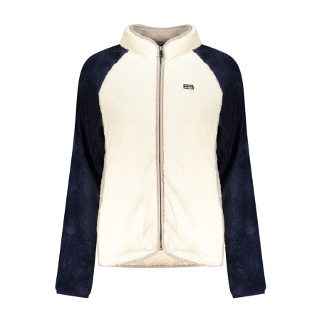 NORWAY 1963 FELPA CON ZIP DONNA BIANCO