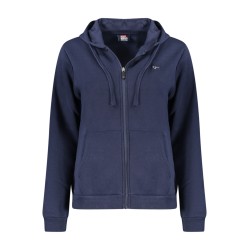 NORWAY 1963 FELPA CON ZIP DONNA BLU