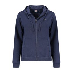 NORWAY 1963 FELPA CON ZIP DONNA BLU