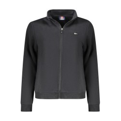 NORWAY 1963 FELPA CON ZIP DONNA NERO