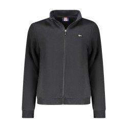 NORWAY 1963 FELPA CON ZIP DONNA NERO