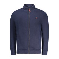 NORWAY 1963 FELPA CON ZIP UOMO BLU