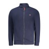 NORWAY 1963 FELPA CON ZIP UOMO BLU