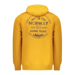 NORWAY 1963 FELPA CON ZIP UOMO GIALLO