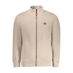 NORWAY 1963 FELPA CON ZIP UOMO BEIGE