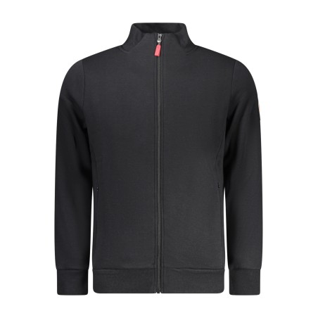 NORWAY 1963 FELPA CON ZIP UOMO NERO