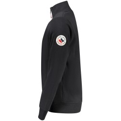 NORWAY 1963 FELPA CON ZIP UOMO NERO