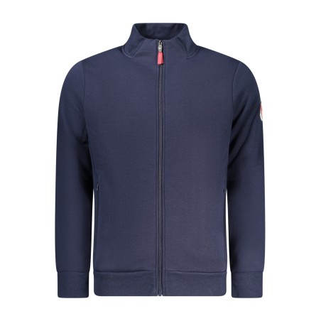 NORWAY 1963 FELPA CON ZIP UOMO BLU