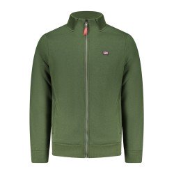 NORWAY 1963 FELPA CON ZIP UOMO VERDE