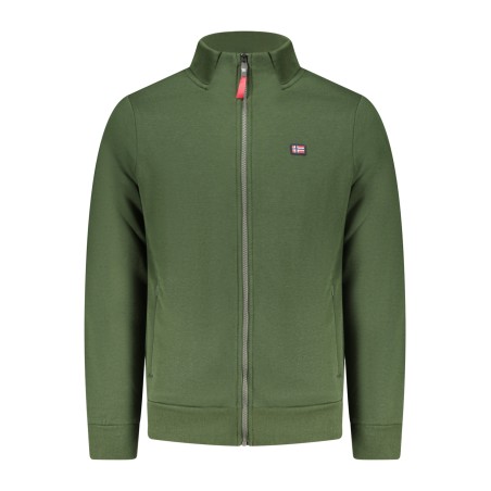 NORWAY 1963 FELPA CON ZIP UOMO VERDE