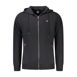 NORWAY 1963 FELPA CON ZIP UOMO NERO