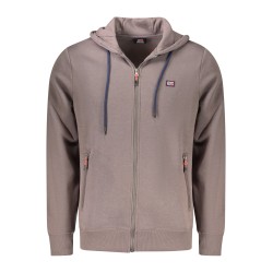 NORWAY 1963 FELPA CON ZIP UOMO MARRONE