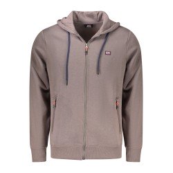 NORWAY 1963 FELPA CON ZIP UOMO MARRONE