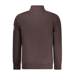 NORWAY 1963 FELPA CON ZIP UOMO MARRONE