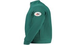 NORWAY 1963 FELPA CON ZIP UOMO VERDE