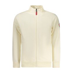 NORWAY 1963 FELPA CON ZIP UOMO BIANCO