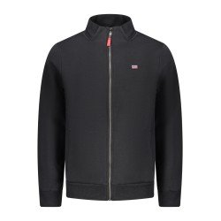 NORWAY 1963 FELPA CON ZIP UOMO NERO