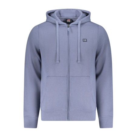 NORWAY 1963 FELPA CON ZIP UOMO BLU