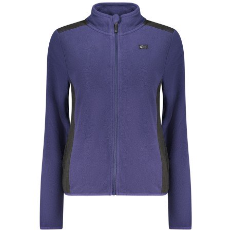 NORWAY 1963 FELPA CON ZIP DONNA BLU