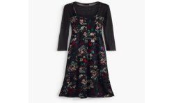 DESIGUAL ABITO LUNGO DONNA NERO