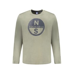 NORTH SAILS T-SHIRT MANICHE LUNGHE UOMO VERDE