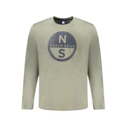 NORTH SAILS T-SHIRT MANICHE LUNGHE UOMO VERDE