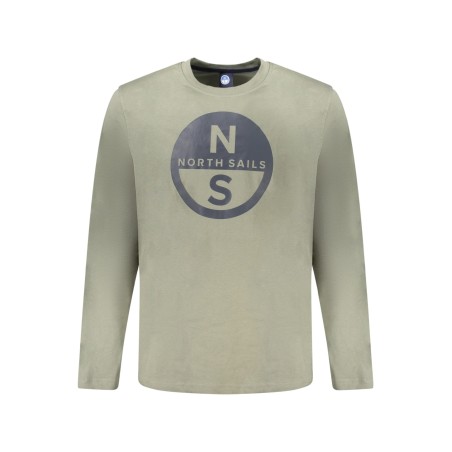 NORTH SAILS T-SHIRT MANICHE LUNGHE UOMO VERDE