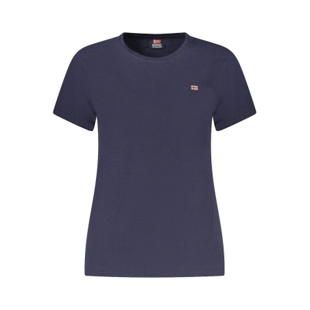 NORWAY 1963 T-SHIRT MANICHE CORTE DONNA BLU