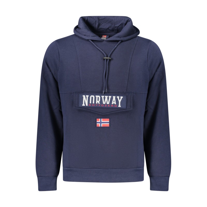NORWAY 1963 FELPA SENZA ZIP UOMO BLU