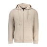 NORWAY 1963 FELPA CON ZIP UOMO BEIGE