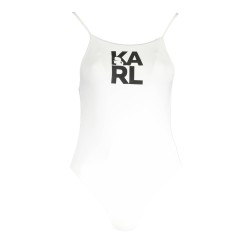 KARL LAGERFELD BEACHWEAR COSTUME INTERO DONNA BIANCO