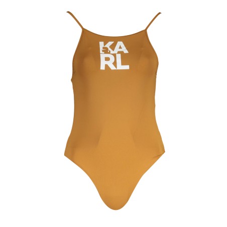 KARL LAGERFELD BEACHWEAR COSTUME INTERO DONNA MARRONE