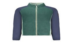 NORWAY 1963 FELPA CON ZIP UOMO VERDE