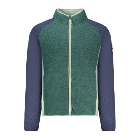 NORWAY 1963 FELPA CON ZIP UOMO VERDE