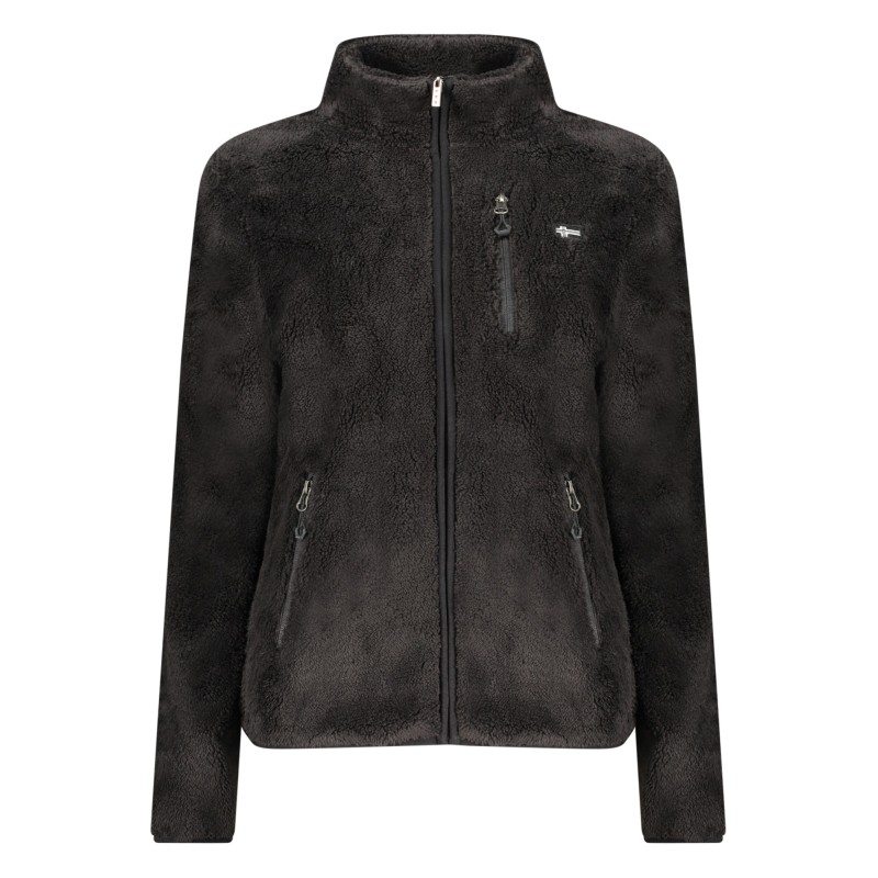 NORWAY 1963 FELPA CON ZIP DONNA NERO