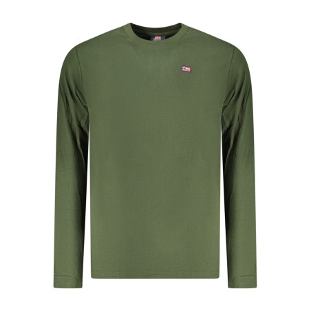 NORWAY 1963 T-SHIRT MANICHE LUNGHE UOMO VERDE