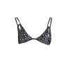 KARL LAGERFELD BEACHWEAR COSTUME PARTE SOPRA DONNA NERO