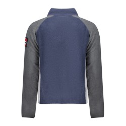 NORWAY 1963 FELPA CON ZIP UOMO BLU