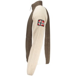 NORWAY 1963 FELPA CON ZIP UOMO MARRONE