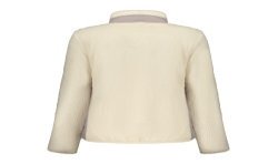 NORWAY 1963 FELPA CON ZIP DONNA BIANCO