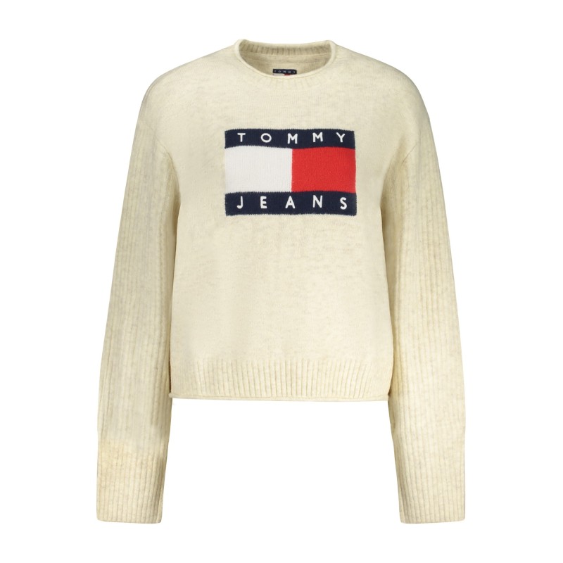 TOMMY HILFIGER MAGLIONE DONNA BEIGE