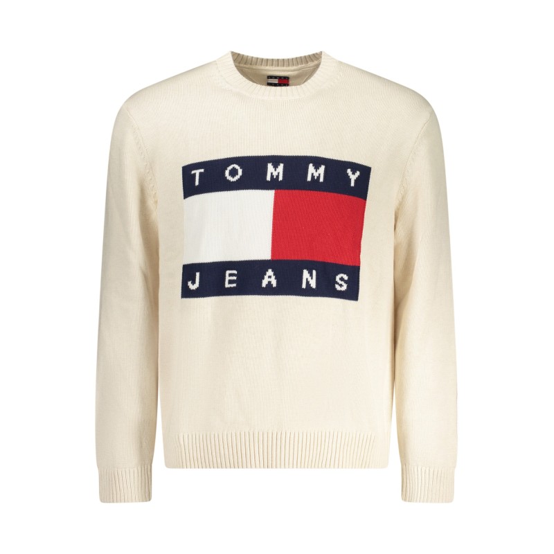 TOMMY HILFIGER MAGLIA UOMO BEIGE