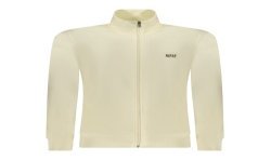 RIFLE FELPA CON ZIP UOMO BIANCO