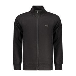 RIFLE FELPA CON ZIP UOMO NERO