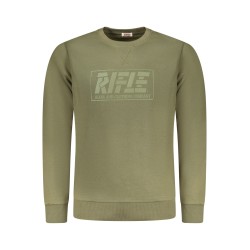 RIFLE FELPA SENZA ZIP UOMO VERDE
