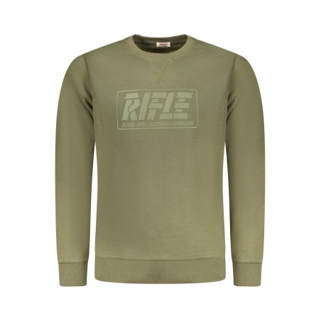 RIFLE FELPA SENZA ZIP UOMO VERDE