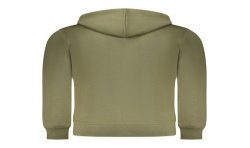 RIFLE FELPA CON ZIP UOMO VERDE