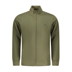 RIFLE FELPA CON ZIP UOMO VERDE